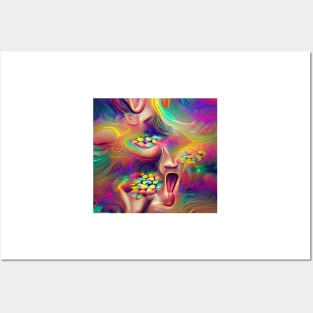 Psychedelic Ecstasy Posters and Art